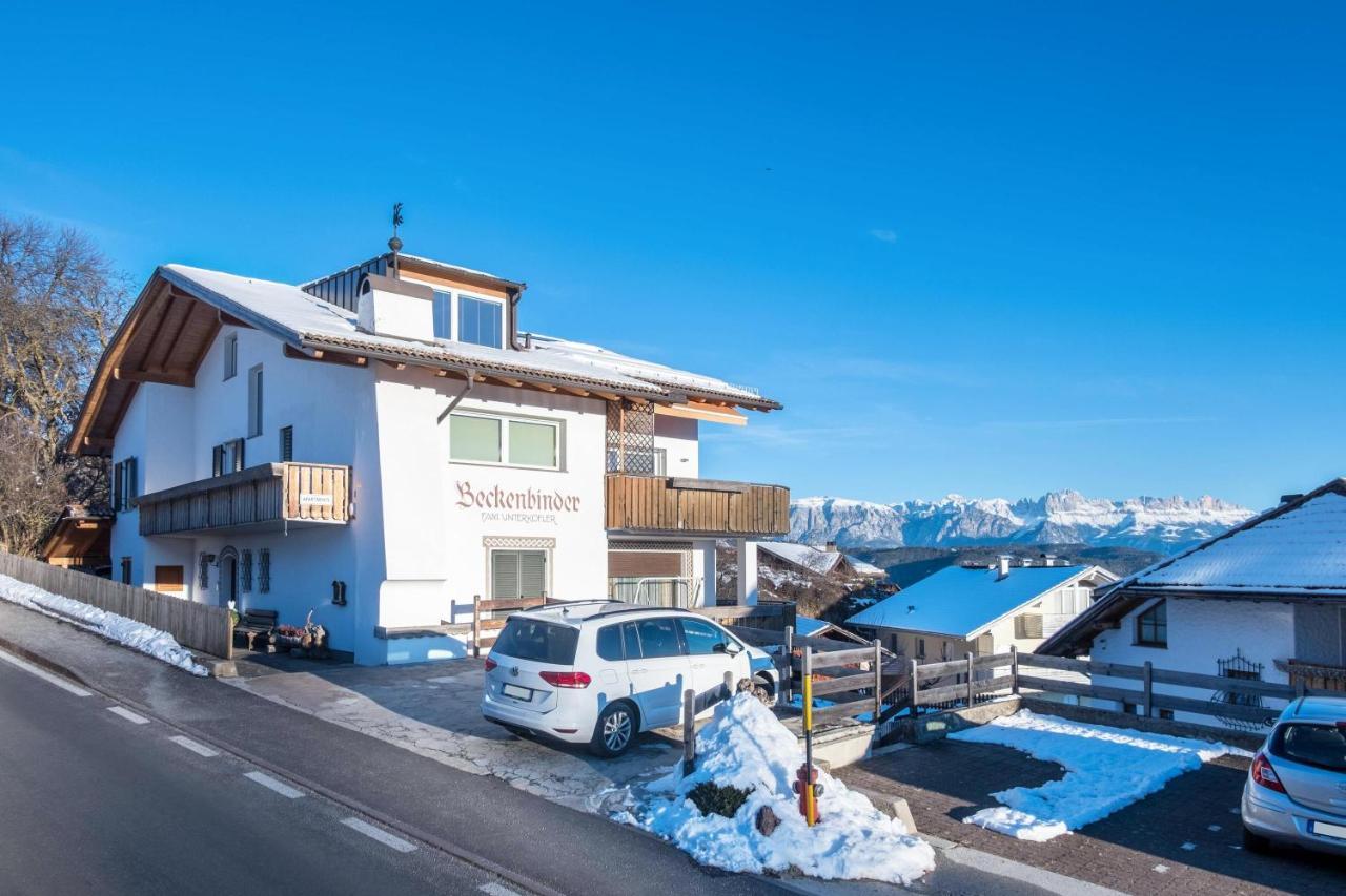 Beckenbinder Apartement Rosengarten San Genesio Atesino Eksteriør bilde